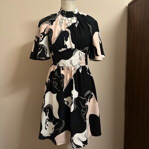 Kate Spade multi colored Horse Printed Dress